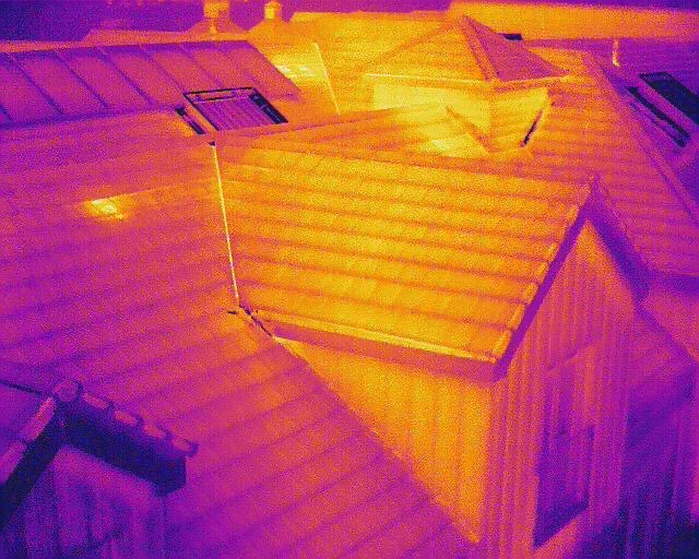 Thermal Imaging Roof Survey Image Kirkby